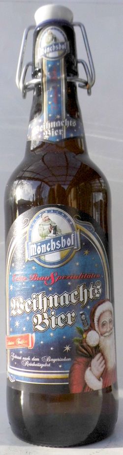 Kulmbacher mönchshof Weihnachts Bier