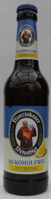 Franziskaner Alkoholfrei Zitrone